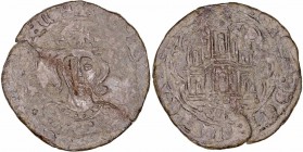 Monedas Medievales
Corona Castellano Leonesa
Enrique IV
Cuartillo. VE. Ávila. Con A bajo el castillo. AB.738. Ligera grieta en orla, por lo demás m...