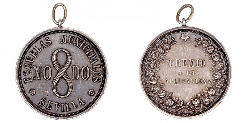 La Peseta
Fichas, resellos y curiosidades
Medalla. AR. (Siglo XIX). Escuelas M...