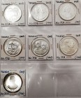 Monedas Extranjeras
Tailandia 
600 Baht. AR. Lote de 7 monedas. 1995 (6) y 1996. Y.299, 301, 303, 305, 310, 312 y 324. Interesante. PROOF a EBC+.