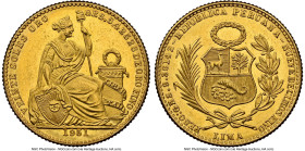 Republic gold 20 Soles 1951 MS62 NGC, Lima mint, KM229. HID09801242017 © 2024 Heritage Auctions | All Rights Reserved