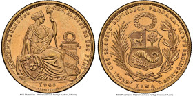 Republic gold 50 Soles 1963 MS64 NGC, Lima mint, KM230, Fr-79. Mintage: 3,089. HID09801242017 © 2024 Heritage Auctions | All Rights Reserved