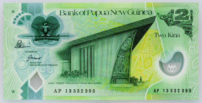 Papua New Guinea 2 Kina 2013
P# 28, N# 206413; # AP 13532395; UNC