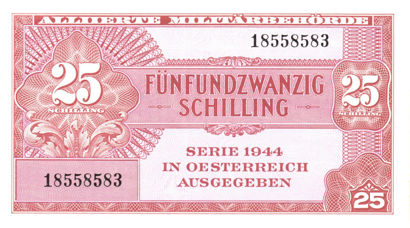 Austria 25 Schilling 1944
P# 108, # 18558583; UNC