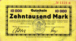 Germany - Weimar Republic Dirlewang 10000 Mark 1923