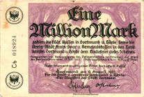 Germany - Weimar Republic Dortmund 1 Million Mark 1923