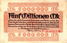 Germany - Weimar Republic Dortmund 5 Million Mark 1923