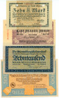 Germany - Weimar Republic Lot of 4 Banknotes 1923