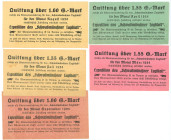 Germany - Weimar Republic Lot of 5 Banknotes 1924