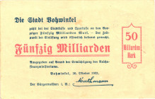 Germany - Weimar Republic Vohwinkel 50000000000 Mark 1923