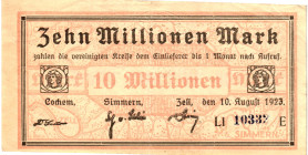 Germany - Weimar Republic Zell 10 Million Mark 1923