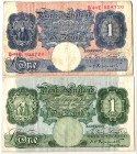 Great Britain Bank of England 2 x 1 Pound 1940 - 1960 (ND)