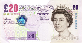 Great Britain Bank of England 20 Pounds 1999 - 2004 (ND)