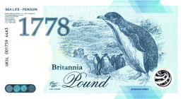 Great Britain 1 Pound 2022 Sea Life - Penguin
