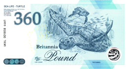 Great Britain 1 Pound 2022 Sea Life - Turtle