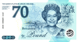 Great Britain 1 Pound 2022 The Queen's Platinum Jubilee