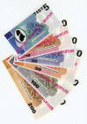 Great Britain Lot of 6 De la Rue Test Notes 1990 (ND)