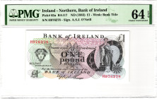 Northern Ireland Bank of Ireland 1 Pound 1983 (ND) PMG 64 EPQ Choice Unc