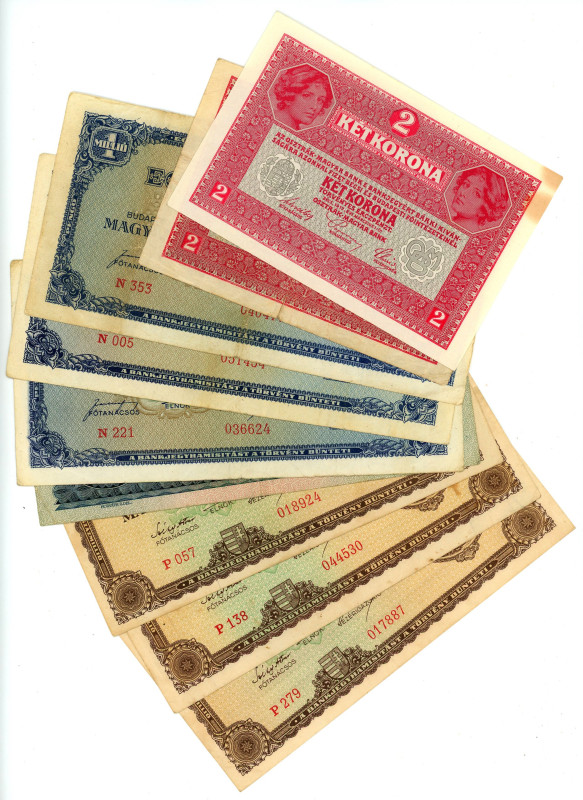 Europe Lot of 15 Banknotes 1917 - 1998
Various Countries, Dates & Denominations...