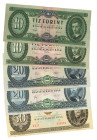 Hungary Lot of 5 Banknotes 1960 - 1989