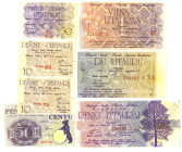 Lithuania Lot of 7 Banknotes 1989 - 1991