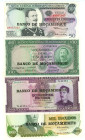 Mozambique Lot of 4 Banknotes 1960 - 1970