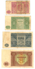 Poland Lot of 4 Banknotes 1946