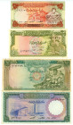 Syria Lot of 4 Banknotes 1962 - 1979