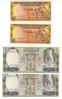 Syria Lot of 4 Banknotes 1967 - 1992