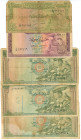 Syria Lot of 5 Banknotes 1958 - 1973