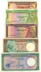 Syria Lot of 5 Banknotes 1973 - 1974