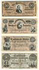 United States Lot of 4 Banknotes 1811 - 1864 Collectors Copy