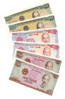 Vietnam Lot of 6 Banknotes 1987 - 1988 Some of Them Consecutive Numbers