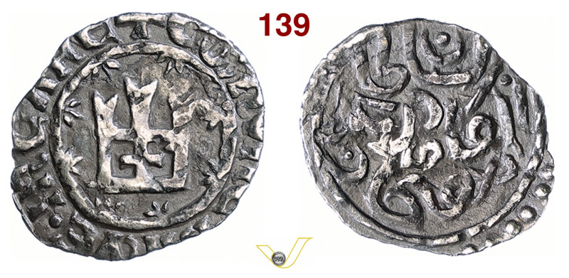 CAFFA (1395-1401) Aspro Lunardi C4 Ag 1,02 g 16,7 mm RR • Ben leggibile al D/ CO...