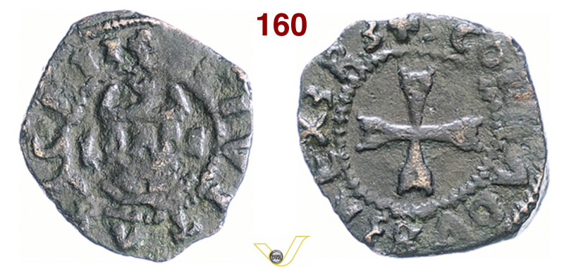 CHIO (1347-1566) Denaro, sigle di Lorenzo Giustiniani Banca (1483) Lunardi S47 A...