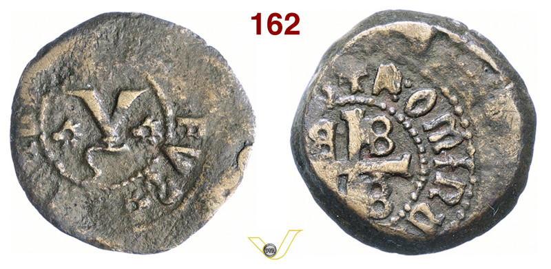 METELINO ed ENOS GIACOMO GATTILUSIO (1376-1396) Denaro Lunardi G8 Cu 2,38 g 17,7...