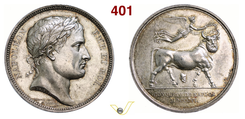 NAPOLEONE I, Imperatore (1805-1814) Medaglia 1806 "Conquista del Regno di Napoli...