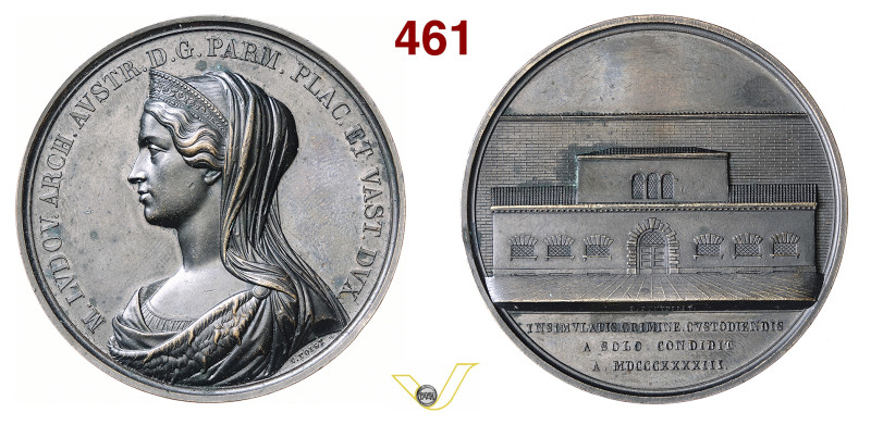 MARIA LUIGIA (1814-1847) Medaglia per l'inaugurazione dei lavori della nuova cas...