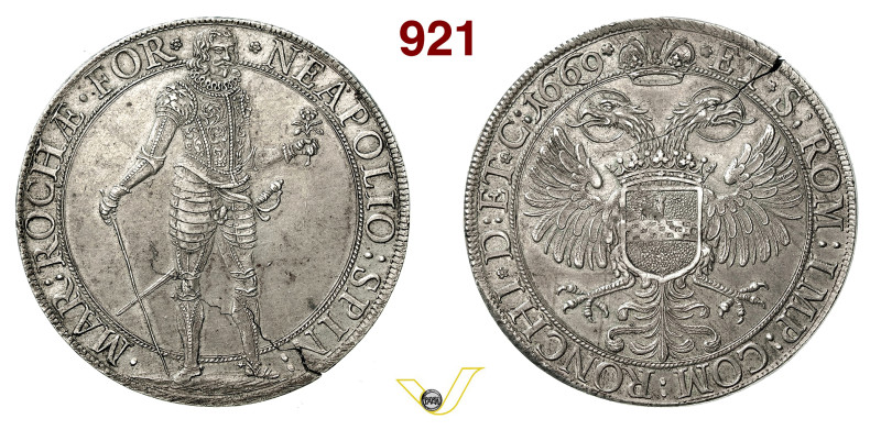 RONCO NAPOLEONE SPINOLA, Conte di Ronco (1647-1672) Scudo 1669 D/NAPOLEONE Spino...