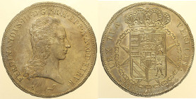 FIRENZE - Granducato di Toscana - Ferdinando III di Lorena (1791-1824) Francescone da 10 Paoli del Secondo tipo 1799 Gig. 31 Ag gr 27,30