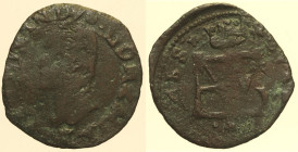 GUASTALLA Ferrante II Gonzaga Signore e Conte (1575-1621) Sesino con Monogramma MIR 402 R MI gr. 0,80
 
 
