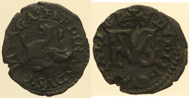 GUASTALLA Ferrante III Gonzaga (1632-1678) Sesino con monogramma MIR 423 MI gr 0,66