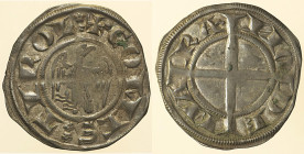MERANO - Mainardo II e Alberto II Conti (1258-1271) Grosso aquilino CNI 27, BIAGGI 1184, R AG gr. 1,65