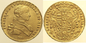 NAPOLI - Regno di Napoli - Ferdinando IV di Borbone (1759-1816) 6 Ducati 1767 Gig 10 AU Oro Gold gr. 8,80