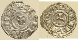 TRENTO - Podestà Imperiali (1235-1255) - Denaro Piccolo. Nel campo lettera T - R/ Piccola croce - Biaggi 2690 RR MI gr. 0,25