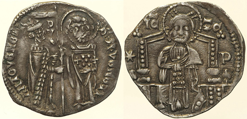 VENEZIA - Antonio Venier (1382-1400) Grosso del 2° tipo. GAMB 131 R AG gr 1,96
...