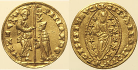 VENEZIA - Pietro Lando (1539-1545) Ducato Mont. 243 Paol. 1 Fr. 1241 AU Oro Gold gr. 3,47. Molto raro a trovarsi in questa alta conservazione. E'quest...