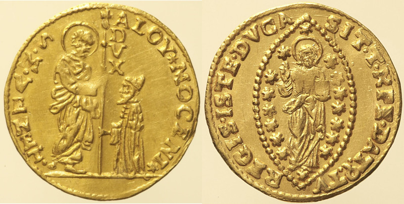VENEZIA- Alvise II Mocenigo (1700-1709), Zecchino, Mont. 2229 Fr. 1358 Gig. 63 A...