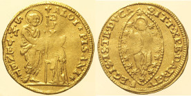 VENEZIA - Alvise Pisani (1735-1741) Zecchino Mont. 2560 Fr. 1391 Gig. 67 AU Oro Gold gr. 3,46