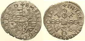 REGNO DI SARDEGNA - EMANUELE FILIBERTO (1553-1580) - Soldo 1576 Torino MIR 535b NC MI gr. 1,60