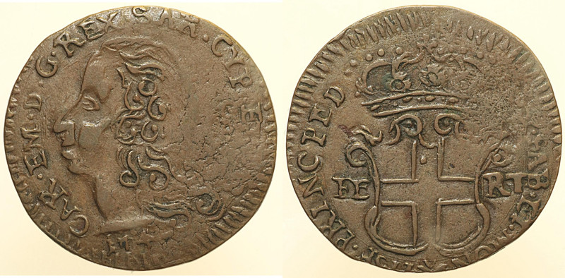 REGNO DI SARDEGNA - CARLO EMANUELE III (1730-1773) - Monetazione per la Sardegna...